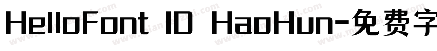 HelloFont ID HaoHun字体转换